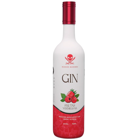 Gin Frutas Vermelhas 750mL (6 unidades)