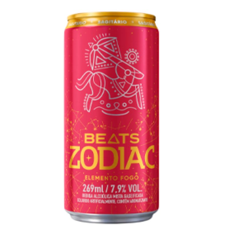 Lata Skol Beats Zodiac Elemento Fogo